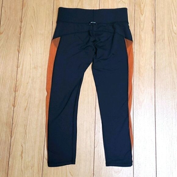 MICHI STARDUST BLACK CROPPED LEGGINGS - Picture 7 of 8